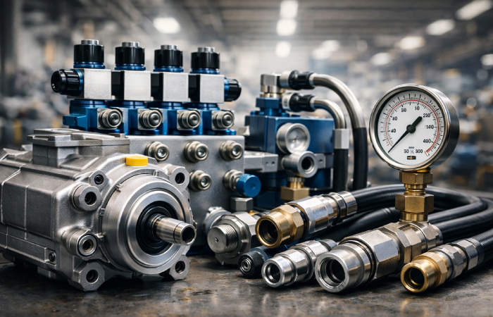 Composants et flexibles hydrauliques