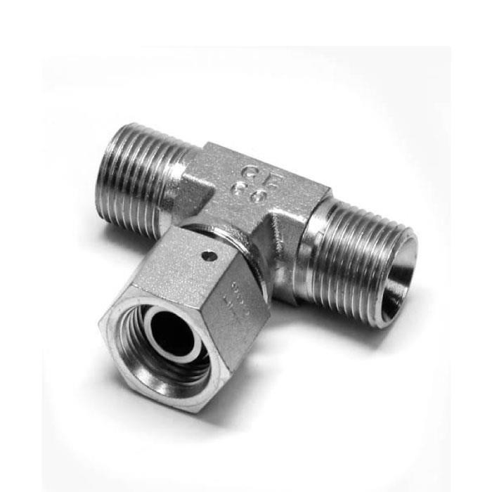 Adapteur BSP en T - 2 mâles et 1 femelle sur le bas Adapteur BSP en T - 2 mâles et 1 femelle sur le bas