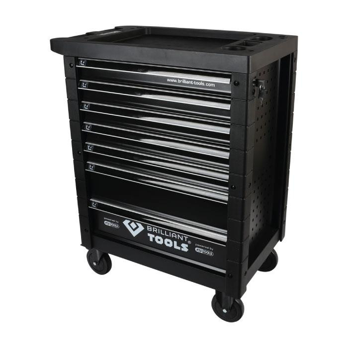 Chariot d'atelier avec 7 tiroirs et 347 outils Chariot d'atelier avec 7 tiroirs et 347 outils