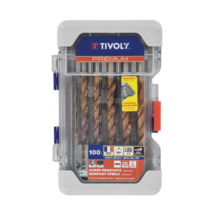 Coffret de 100 forets metal HSS FURIUS 1-13 mm Coffret de 100 forets metal HSS FURIUS 1-13 mm