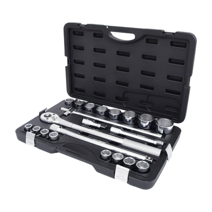 Coffret de douilles 6 pans en 3/4" - 21 PCS Coffret de douilles 6 pans en 3/4" - 21 PCS