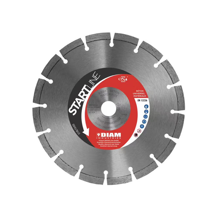 DISQUE DIAMANT Ø350/25.4 BETON, béton armé,coupe à sec ou à eau DISQUE DIAMANT Ø350/25.4 BETON, béton armé,coupe à sec ou à eau