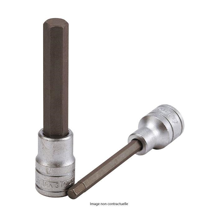 Embout douille 1/2 HEX 5mm l.100mm Embout douille 1/2 HEX 5mm l.100mm