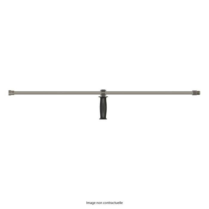 Lance avec poignée et manchon 1/4" F NPT en acier inoxydable Seul. 1000 mm Lance avec poignée et manchon 1/4" F NPT en acier inoxydable Seul. 1000 mm