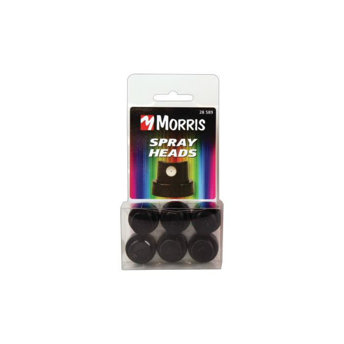 LOT DE TÊTES DE SPRAY STANDARDS, MORRIS, 6 pcs LOT DE TÊTES DE SPRAY STANDARDS, MORRIS, 6 pcs