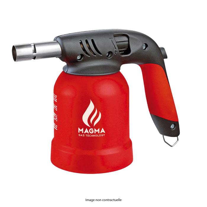 MAGMA Lampe à souder - butane - Piëzo - 360° (après 30 sec) - 1200°C MAGMA Lampe à souder - butane - Piëzo - 360° (après 30 sec) - 1200°C