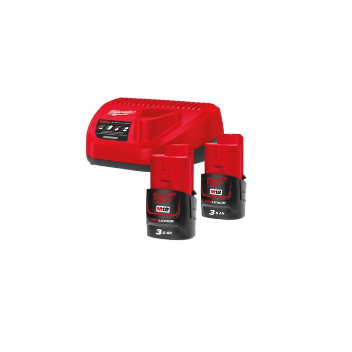 Pack NRG 2 x M12 3.0 Ah et 1 x chargeur M12 NRG-302 Pack NRG 2 x M12 3.0 Ah et 1 x chargeur M12 NRG-302