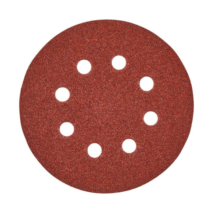 Papier abrasif velcro 125 mm 5 pièces Papier abrasif velcro 125 mm 5 pièces