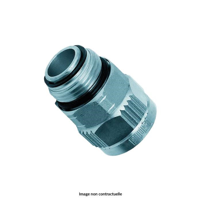 Raccord tournant en métal pour pistolet à mazout 3/4'' MALE - 1'' FEMELLE Raccord tournant en métal pour pistolet à mazout 3/4'' MALE - 1'' FEMELLE