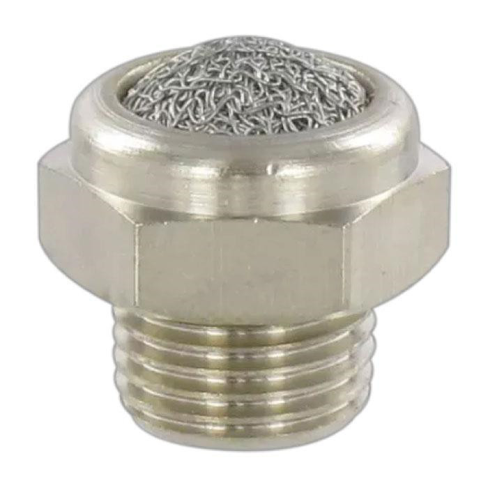 Silencieux embase laiton - fil en acie inox Silencieux embase laiton - fil en acie inox