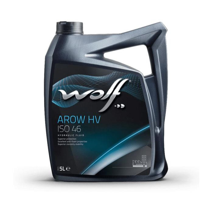 WOLF Huile Hydraulique "ARROW HV ISO 46 - BIDON (5 LITRES) WOLF Huile Hydraulique "ARROW HV ISO 46 - BIDON (5 LITRES)